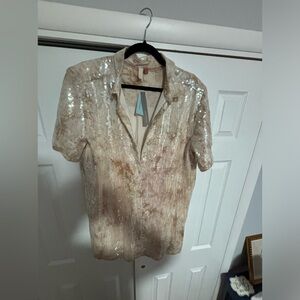 BNWT 1X pilcro sequined dress